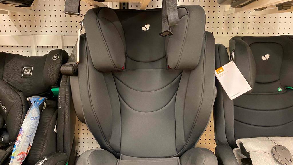 Im Test: Detailaufnahme Rückenteil eines Kindersitz 15–36 kg.