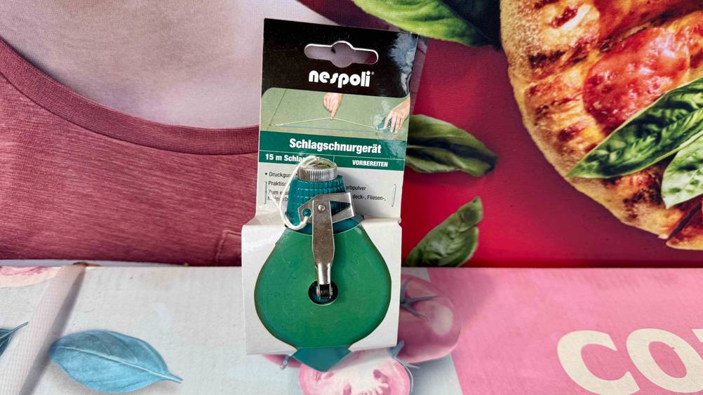 Die Schlagschnur, die getestet wurde befindet sich noch in der Verpackung.