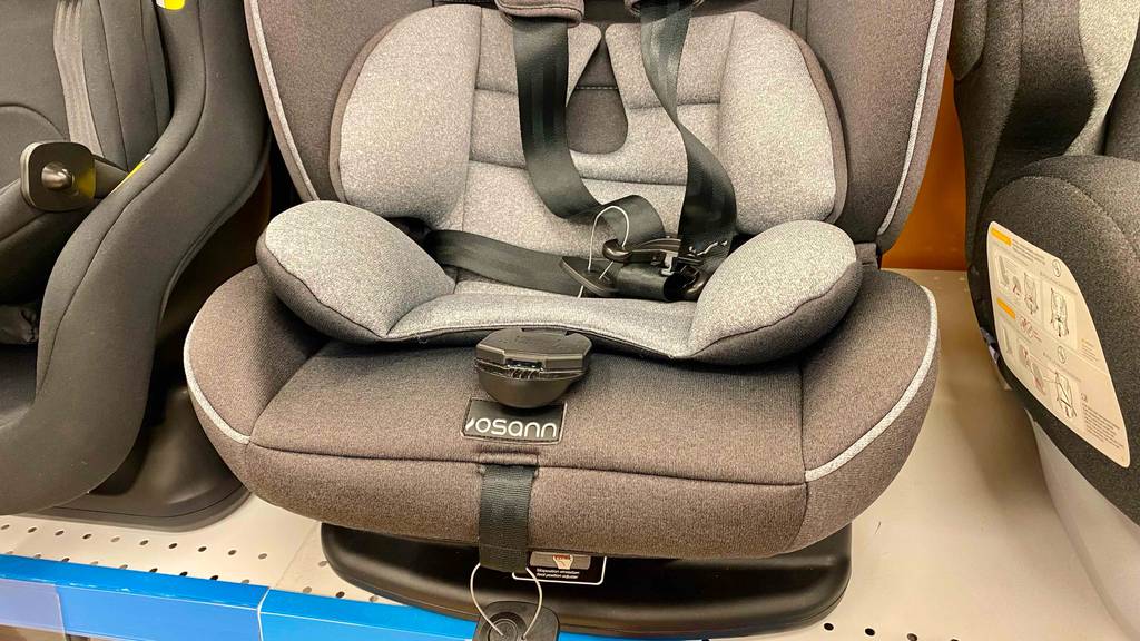 Im Test: Detailaufnahmer der Sitzfläche eines Osann-Kindersitzes.