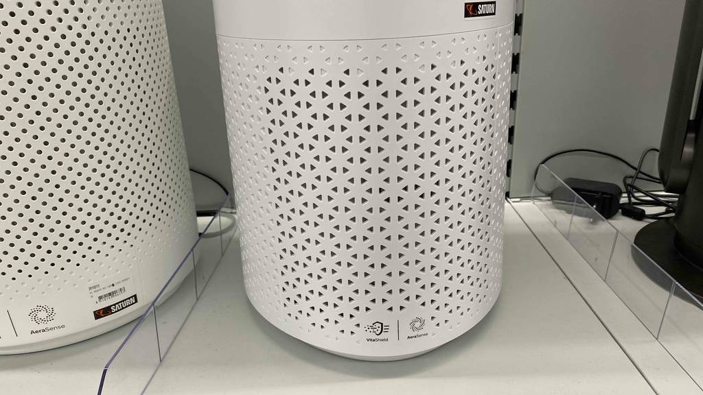 Philips-Luftreiniger getestet: Detailaufnahme Lüftungslöcher.
