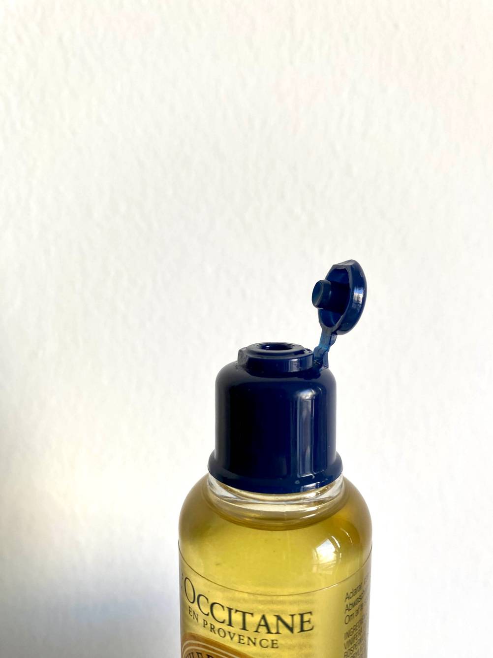 Duschöl Kopf der Flasche