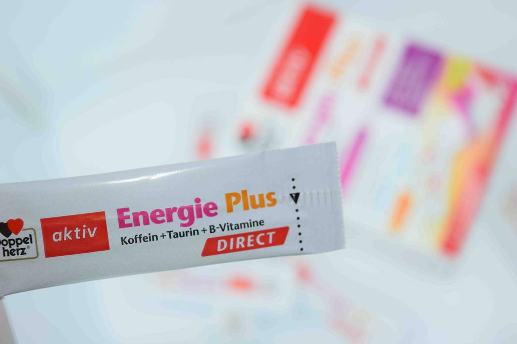 Energieplus mit Koffein - Einzelnes Päcken.