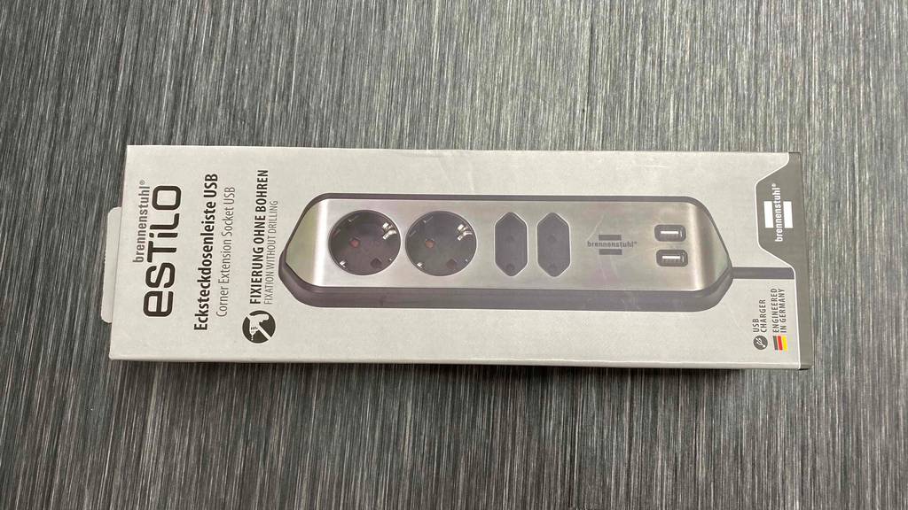 Steckdosenleiste im Test: Originalverpackung der Steckdosenleiste