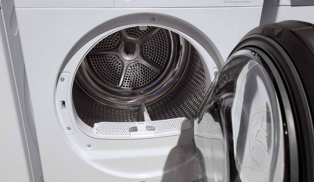 Bosch-Wärmepumpentrockner getestet: Nahaufnahme Trommel