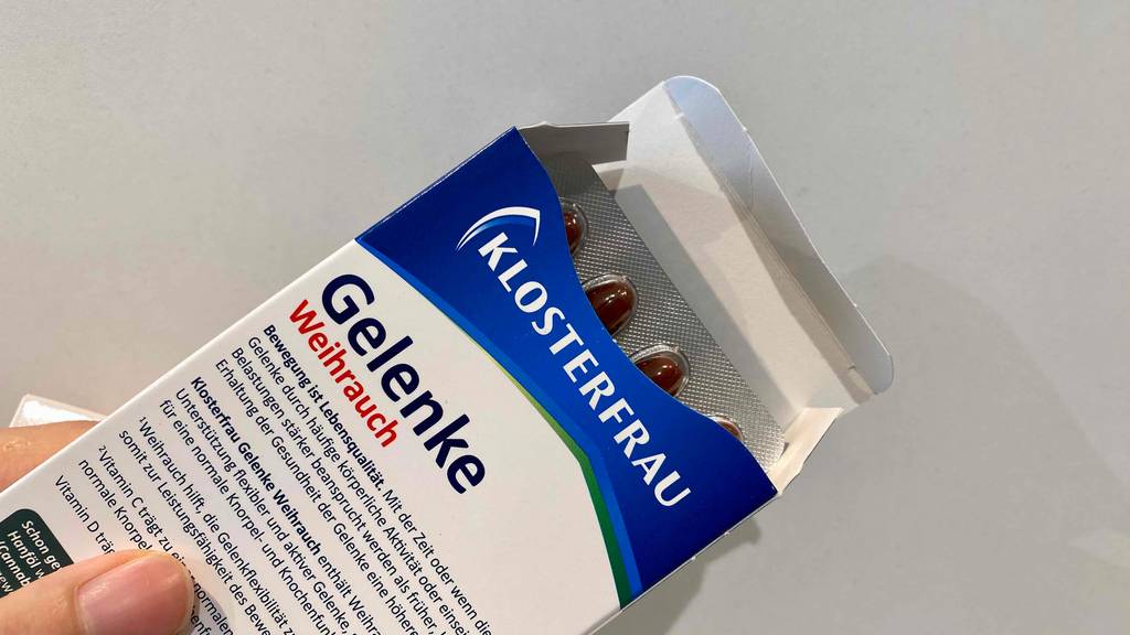 Gelenkkapseln in geöffneter Verpackung.