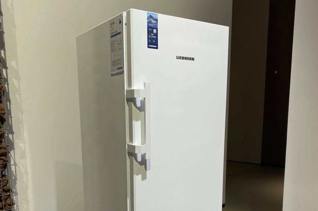 Kühlschrank mit Gefrierfach im Test: Vollaufnahme des Kühlschranks von der Marke Liebherr