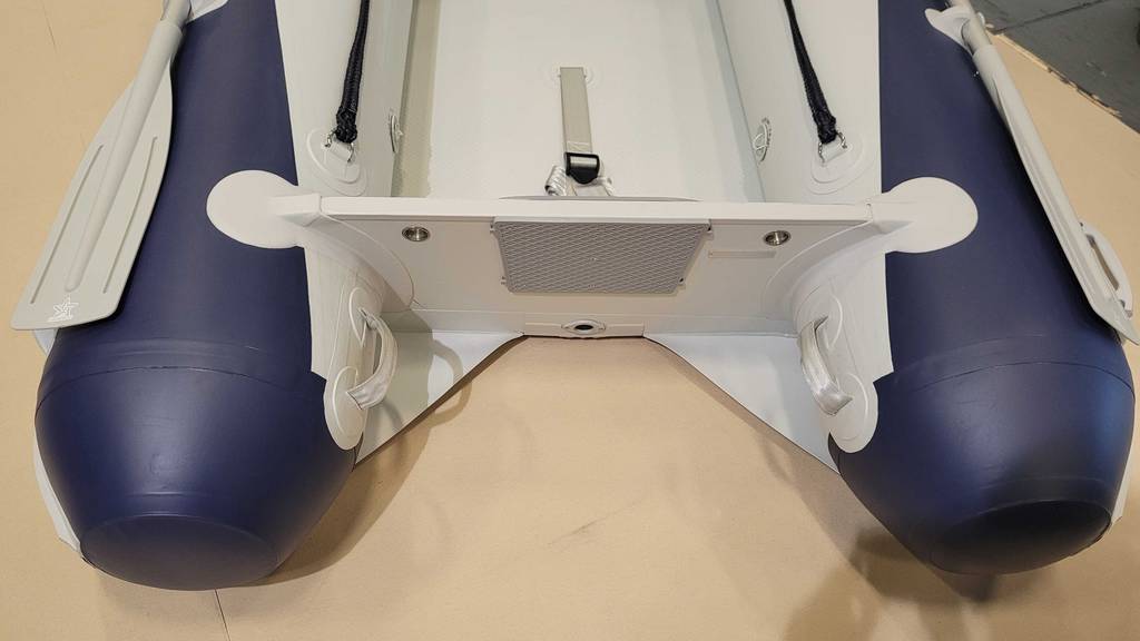 Rückseite vom getesteten Schlauchboot.