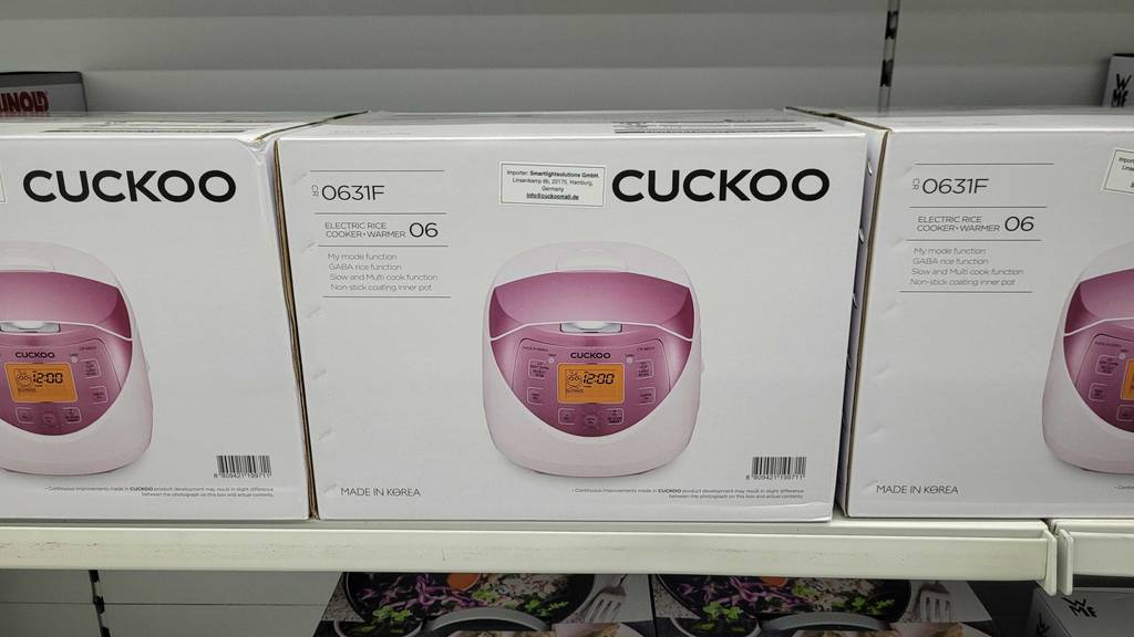 Verpackungen eines getesteten digitalen-Reiskocher.
