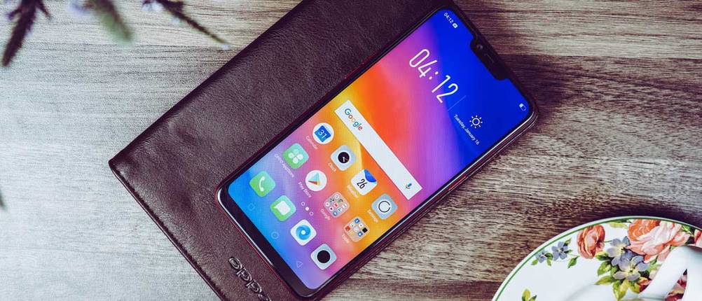 Smartphone mit großem Display