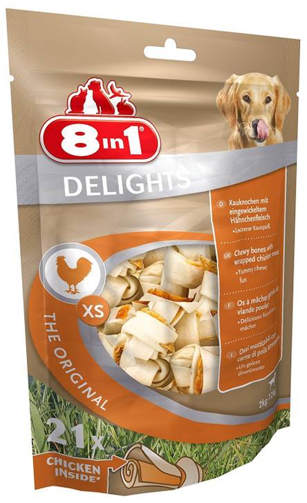 SnackOMio Hundesnack Knusprige Kaninchenohren an Hühnerbrustfilet, 70 g