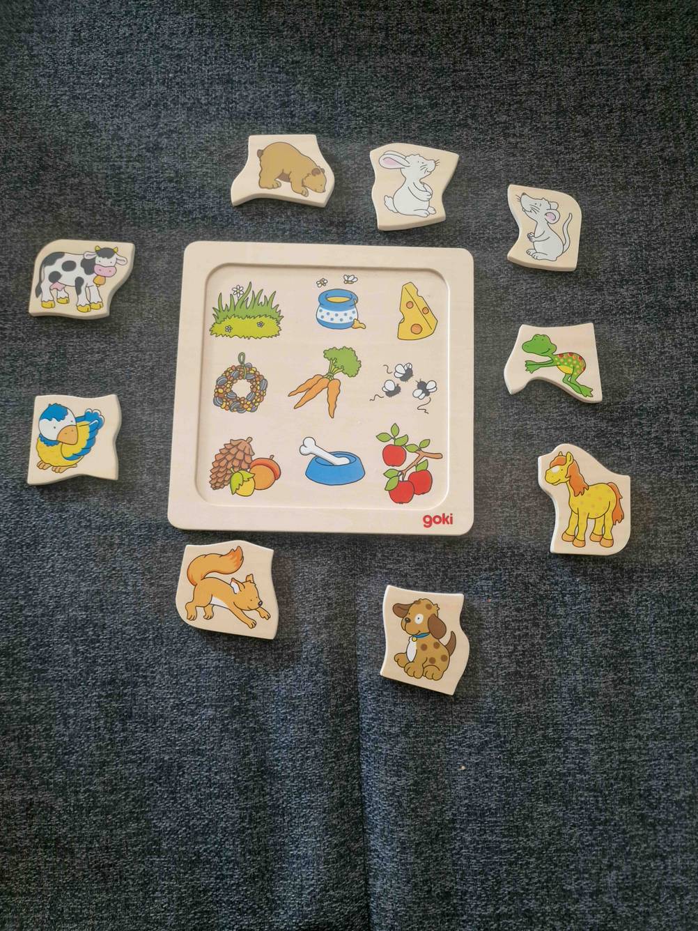 Lernspielzeug auseinander gebaut.