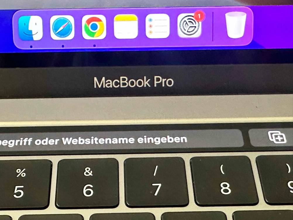 Die Aufschrift 