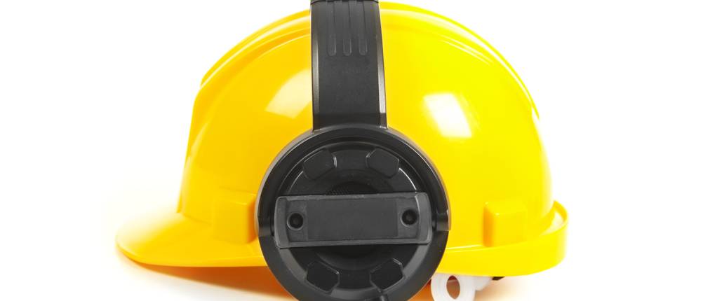Baustellenradio Kopfhörer Helm