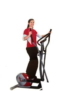 Crosstrainer mit Trainingscomputer