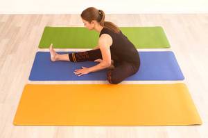 Eine bunte Mattenauswahl: Die Yogamatte 