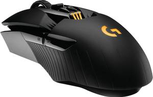 Neben einer USB Tastatur ein wichtiges Zubehör: Die Gaming-Maus von Logitech.
