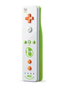 Wii U und Wii -Remote Plus im Yoshi Design