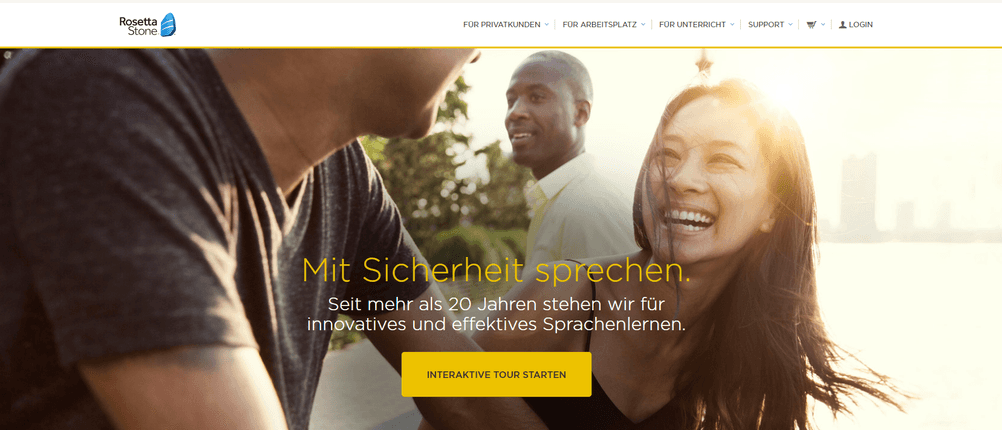Lernen App Rosetta Sprachkurs Online