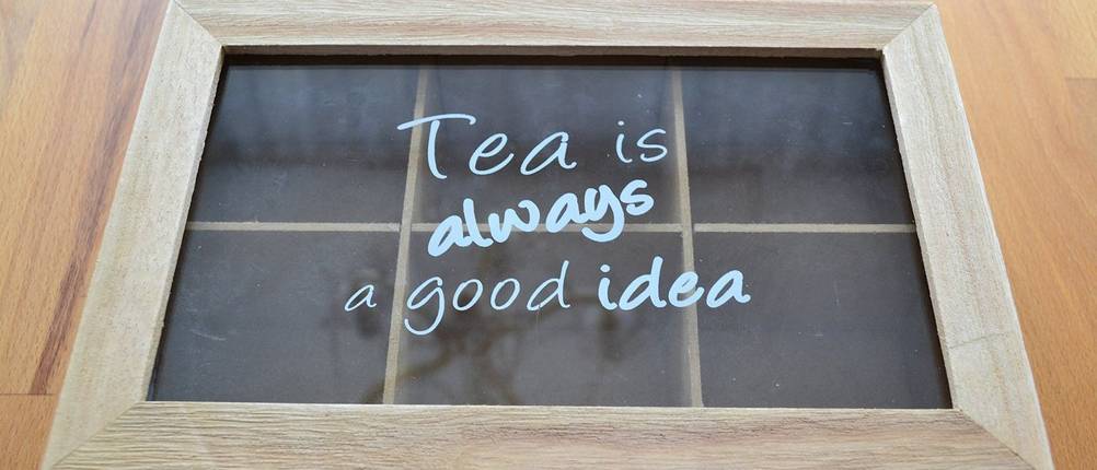 Tea is always a good idea Teebeutelbox