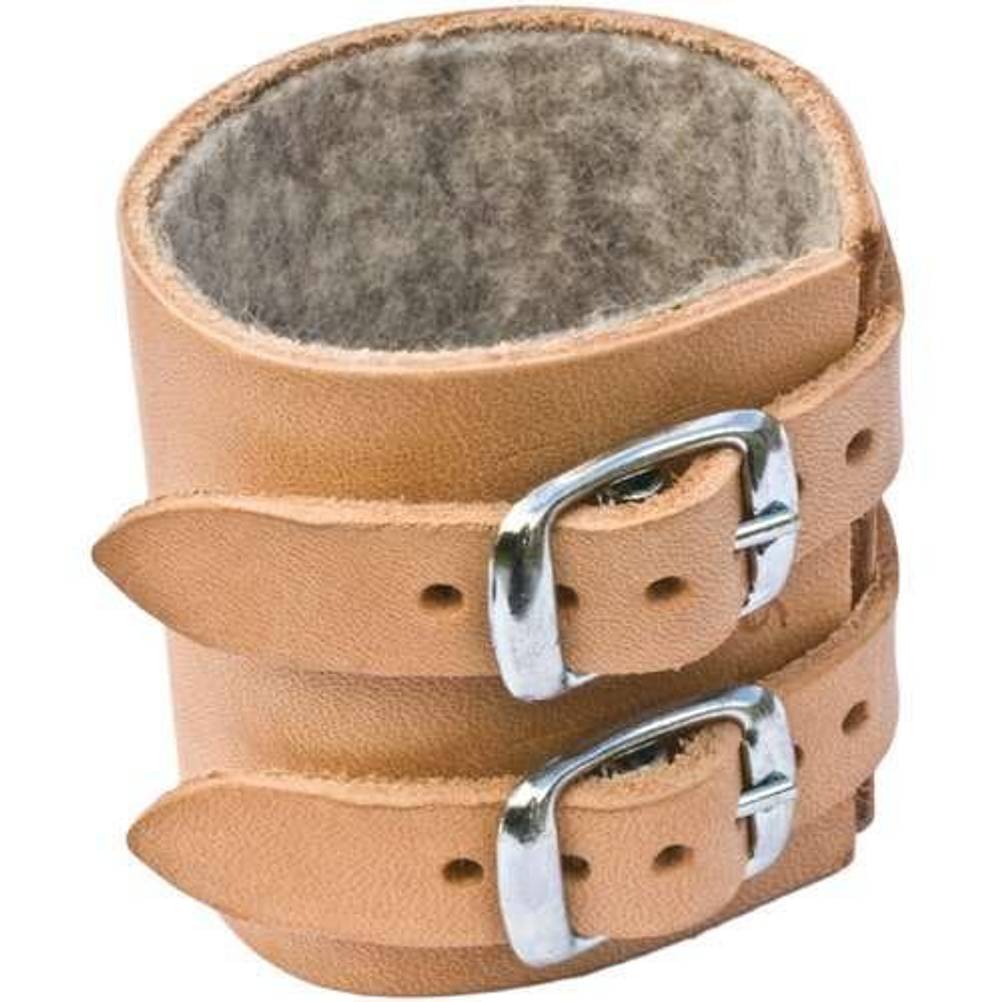 Eine Handgelenkbandage ohne Daumenschlaufe.