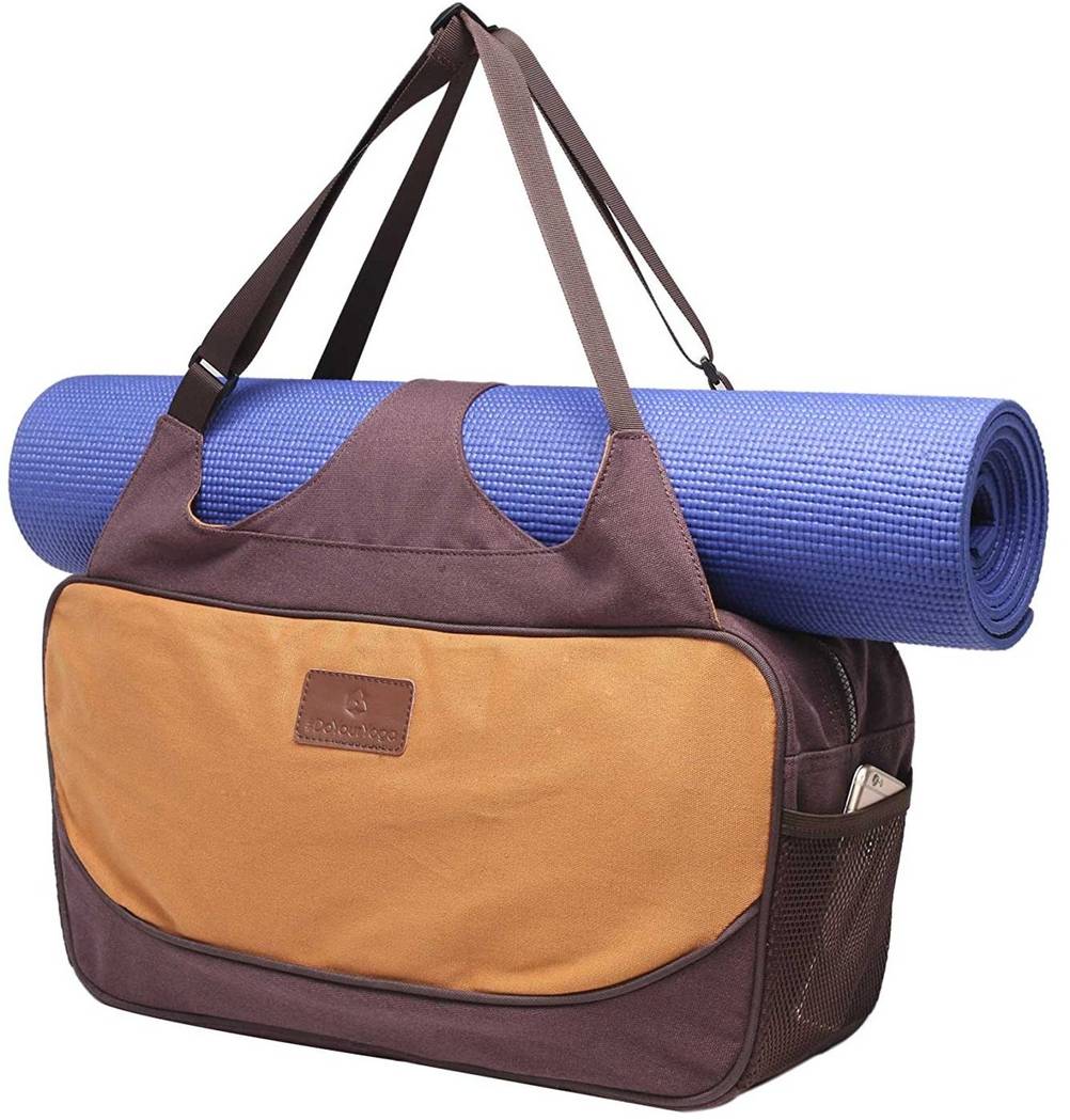Eine geräumige Tasche für alle Yoga-Utensilien