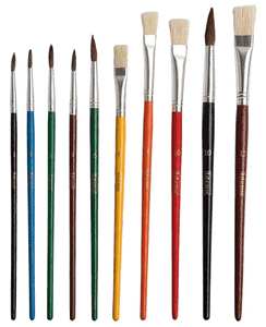 acrylfarben-pinsel