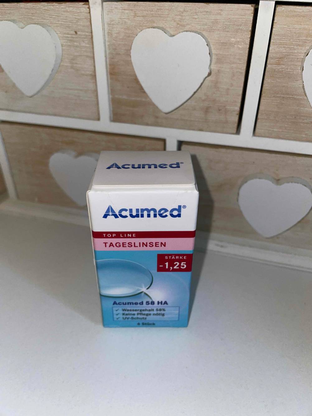 Acumed-Tageslinsen in Originalverpackung