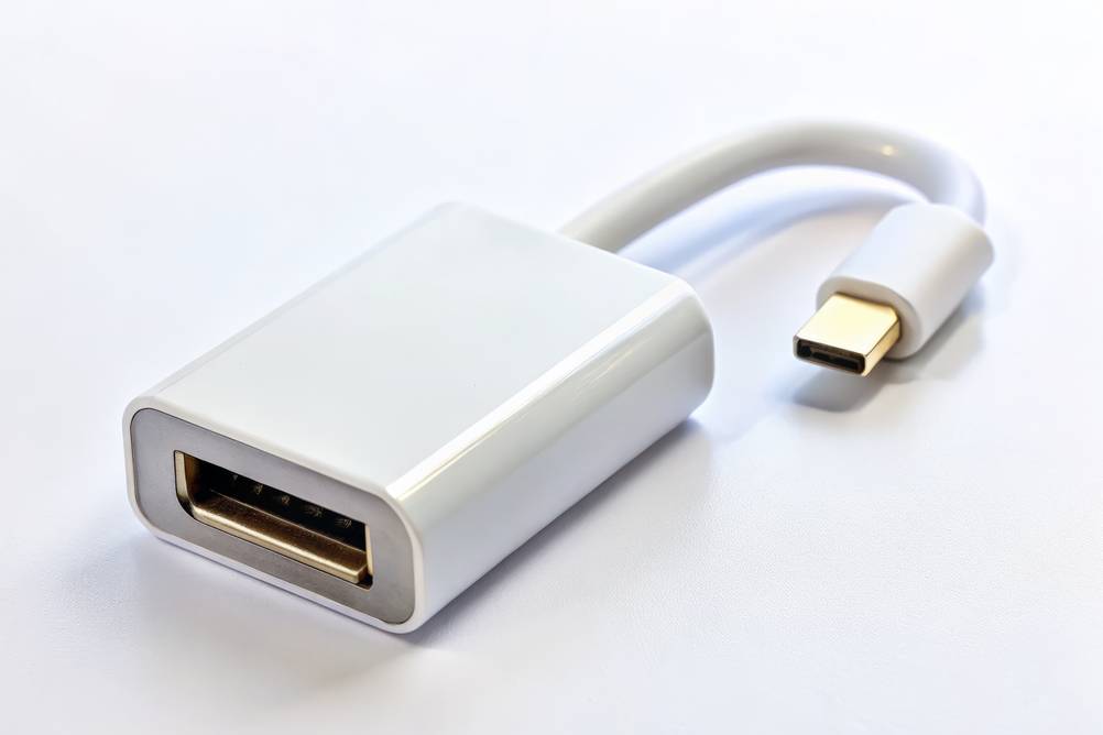 HDMI-Kabel im Test: Ein Adapter für Geräte die keinen HDMI-Ausgang haben in Weiß.