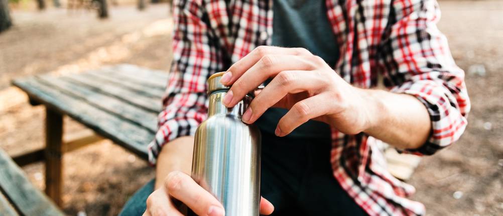 Alu-Trinkflasche Test