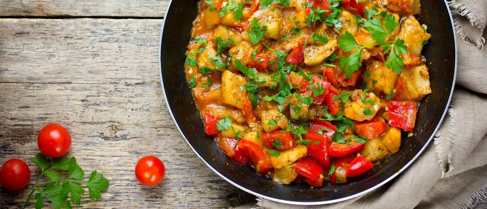 aluguss pfanne kochen
