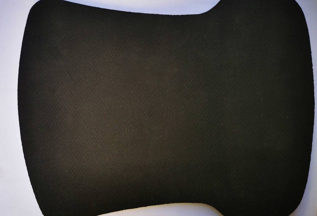 Rückseite eines getesteten Mousepads.