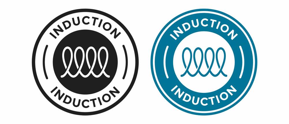 Induktions-Pfannen von AMT im Test: Symbole für die Induktionstauglichkeit