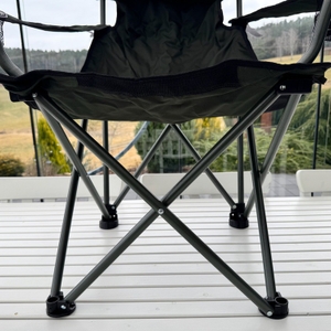 Der Angel-Berger Luxus Faltstuhl von vorne