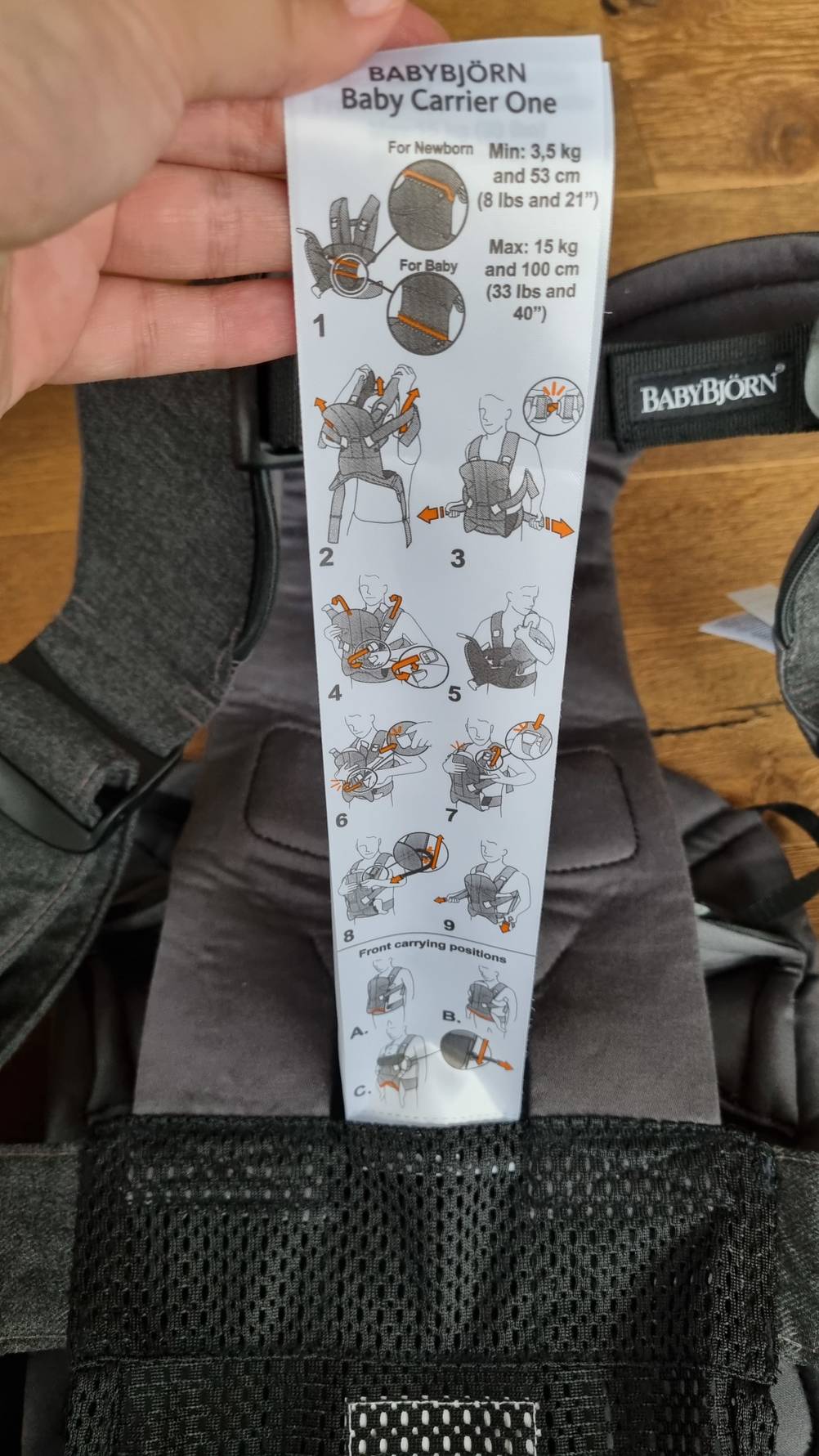Anleitung Babybjörn One 2018 Edition