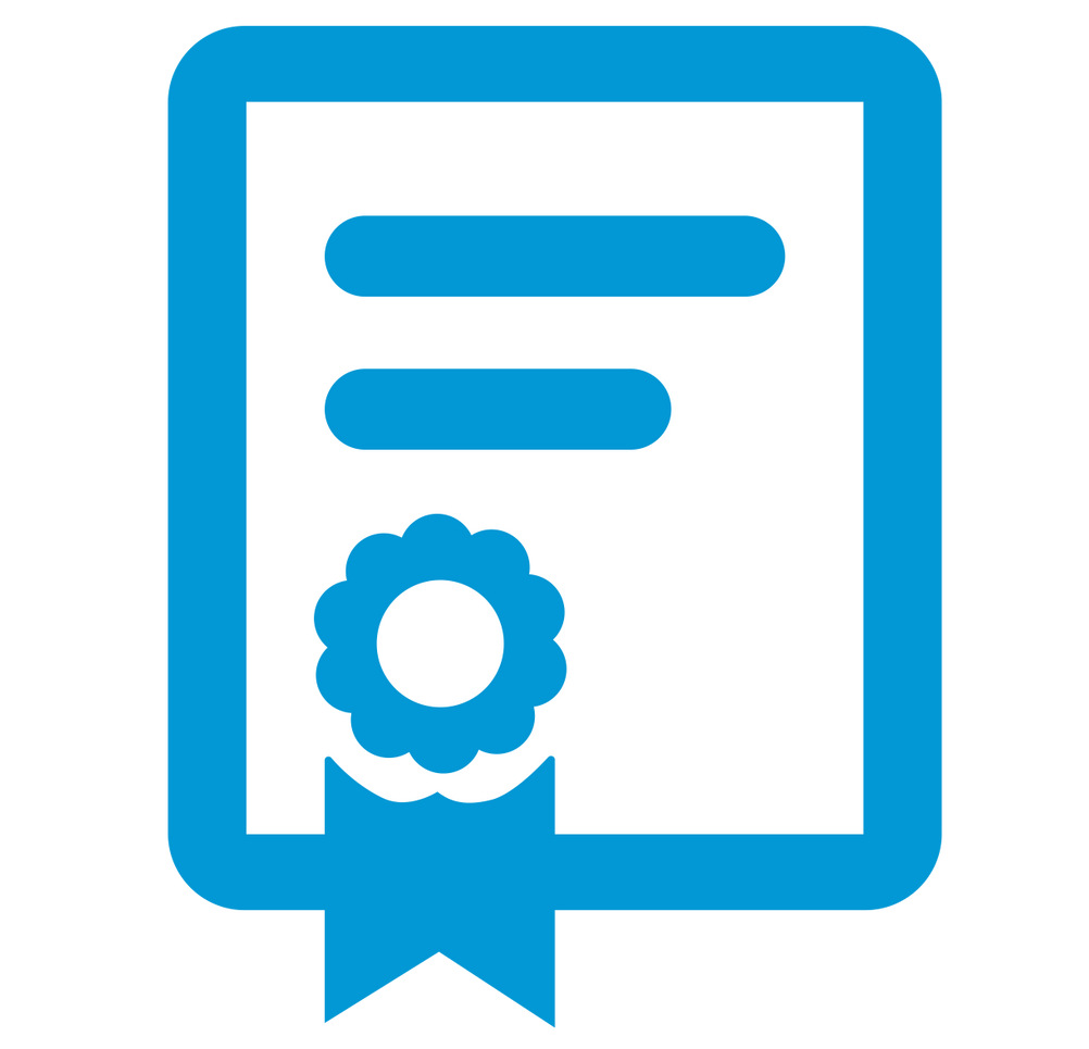 Anwendungsbeispiel eine Laminiergeräts: Zertifikate