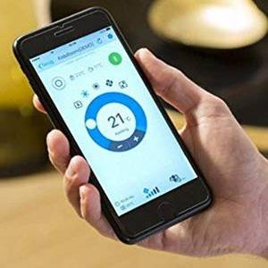 Smartphone-App zur Steuerung einer Split-Klimaanlage von Daikin