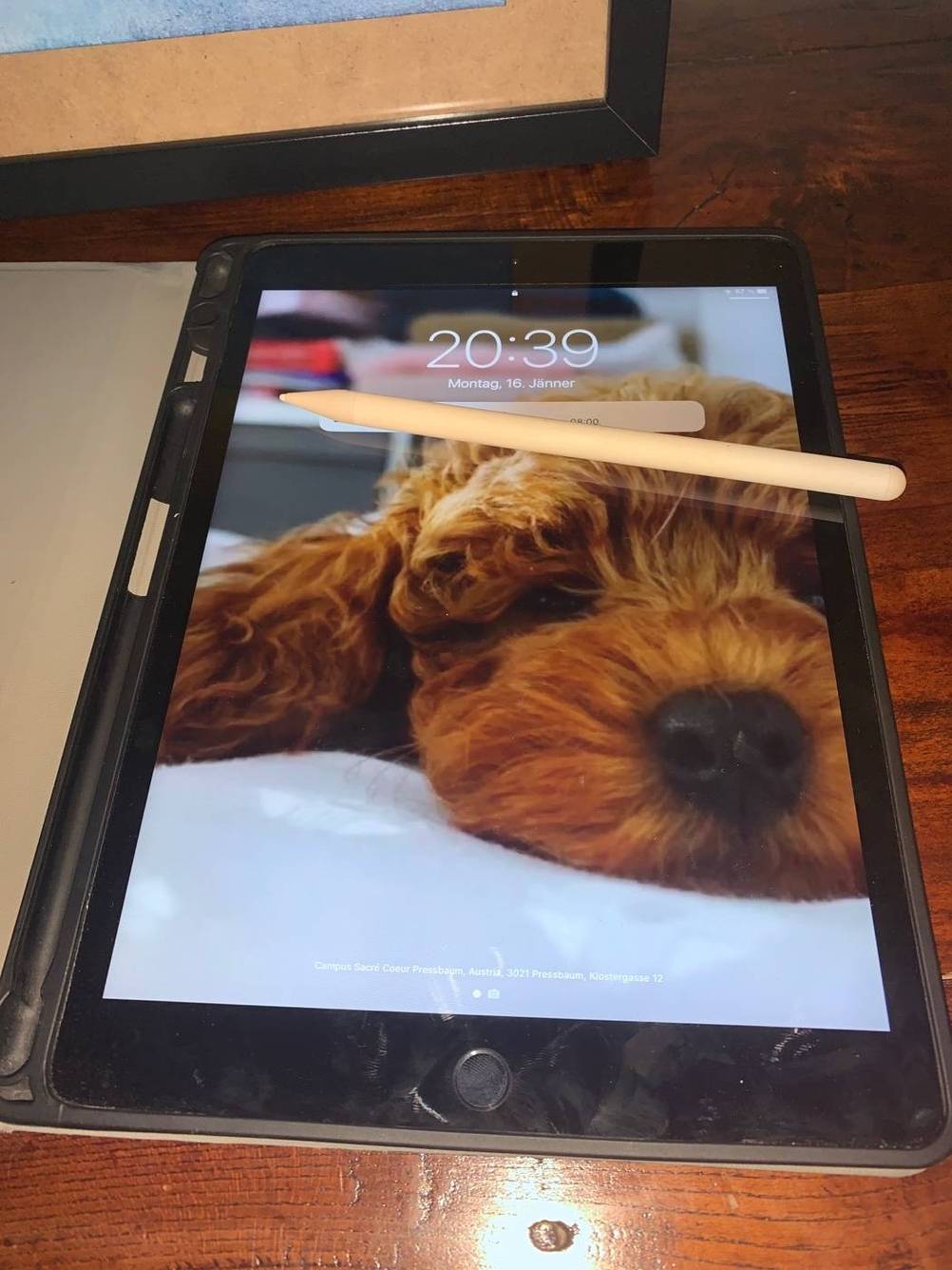 Eine Apple iPad im Test mit dem dazugehörigen Apple Pencil.