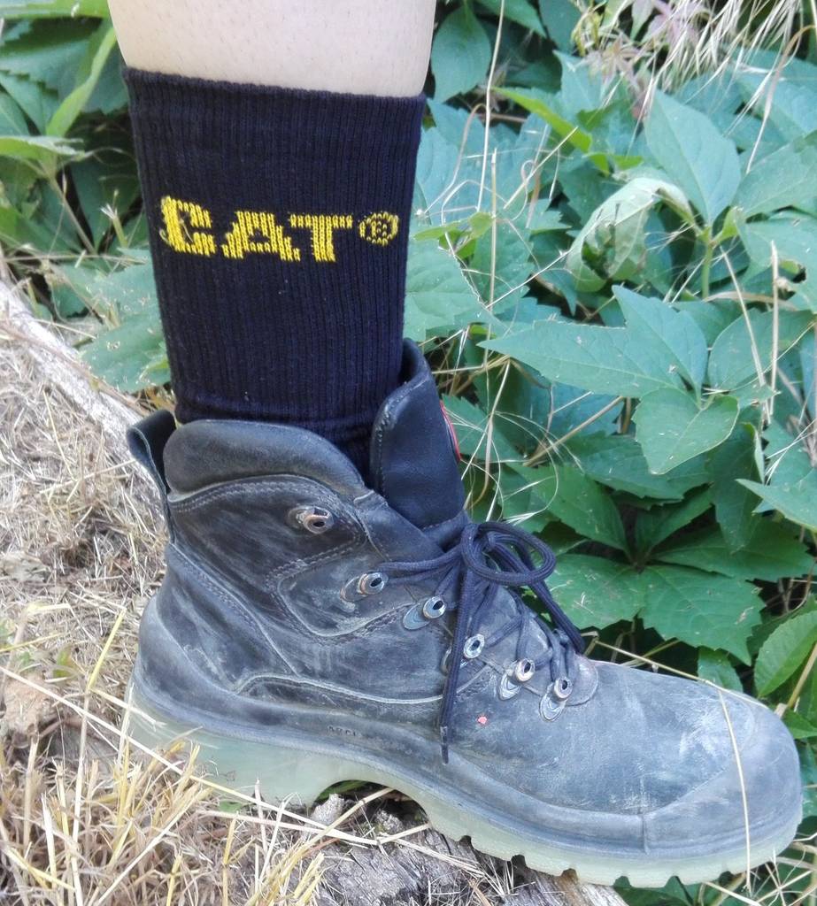 CAT Socken haben eine gute Passform.