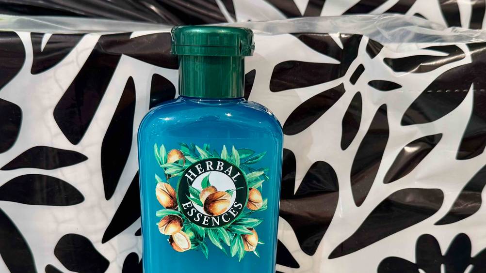 Argan-Shampoo im Test: Nahaufnahme des Logos.