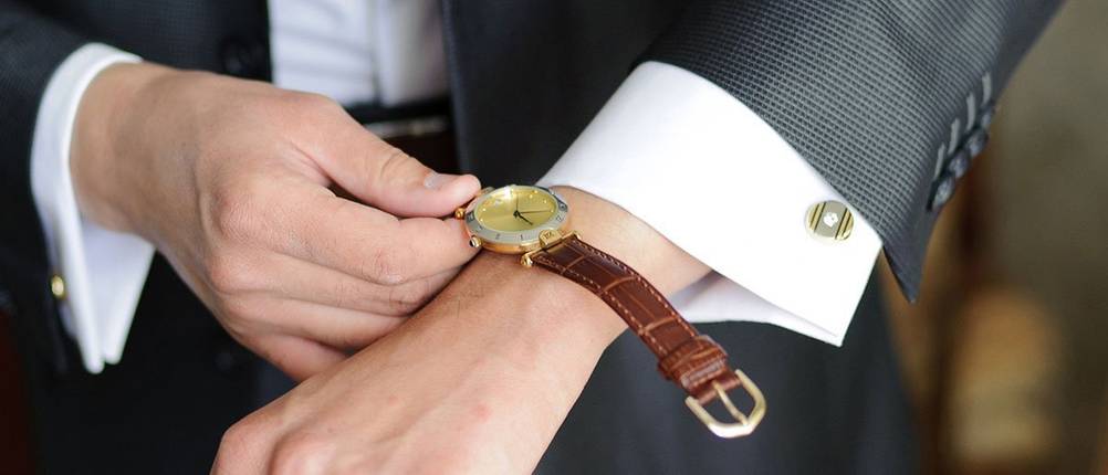 uhr herren dornschließe