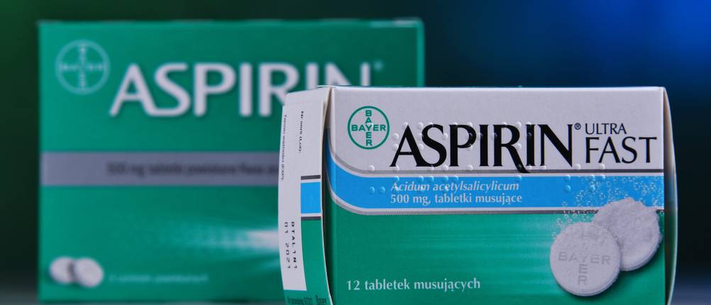 Aspirin-Tabletten-Test