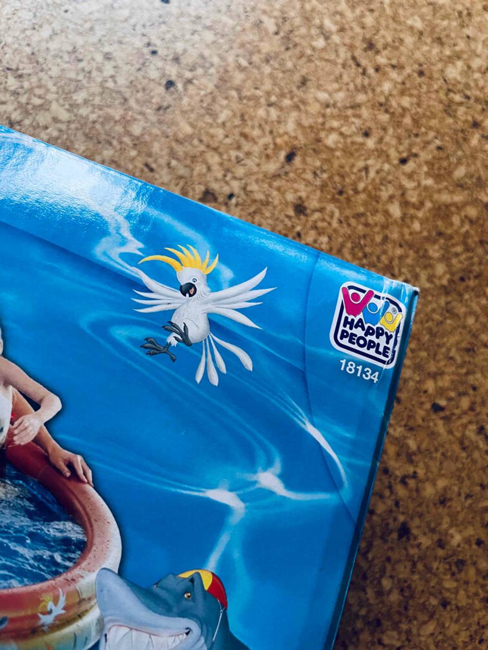 Getestet: Nahaufnahme einer Infografik auf der Vorderseite der Originalverpackung.