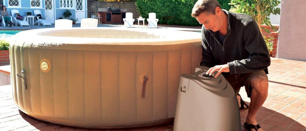 aufblasbarer Whirlpool Pumpe