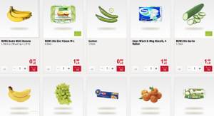 Produktmenü bei Rewe