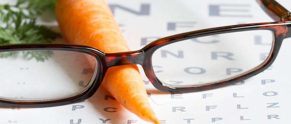 Augenvitamine mit Beta-Carotin