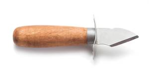 Austernmesser-Messer im Test: Austernmesser vor weißem Hintergrund