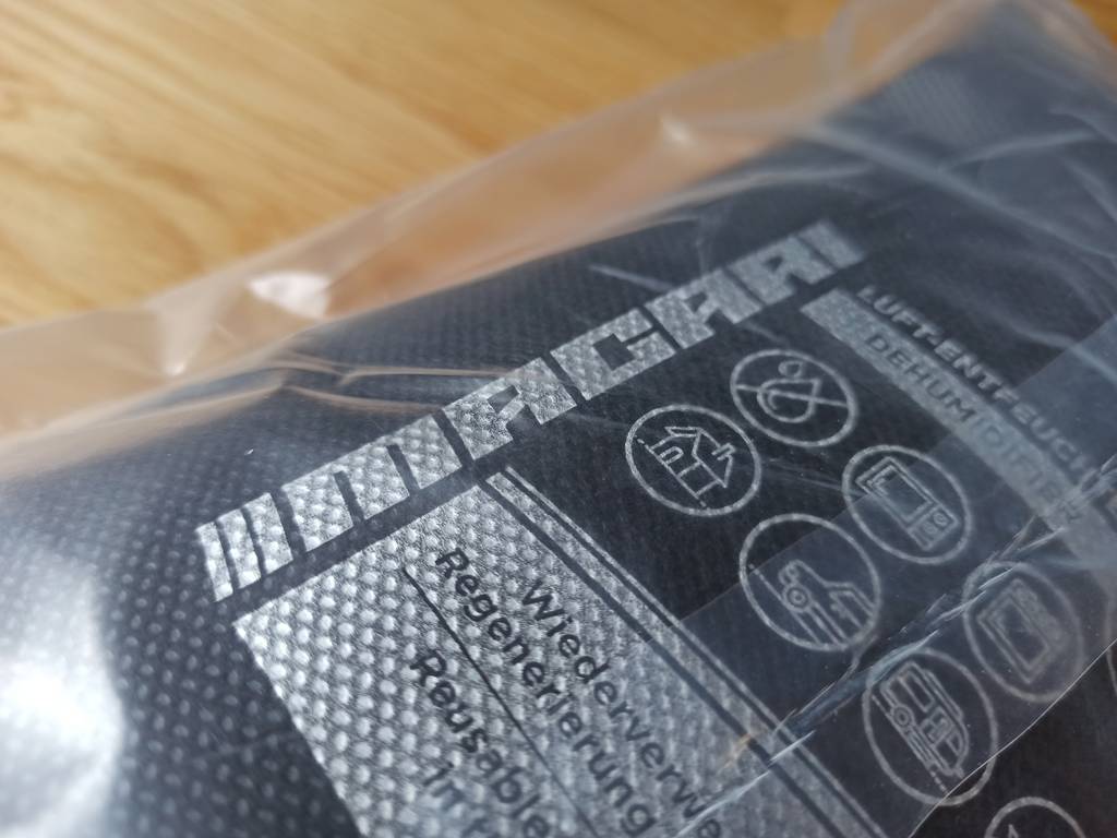Auto-Entfeuchter in Detailansicht.