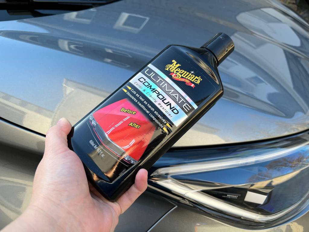 Meguiar’s Autpolitur G17216EU entfernt auch Teer und Flugrost.