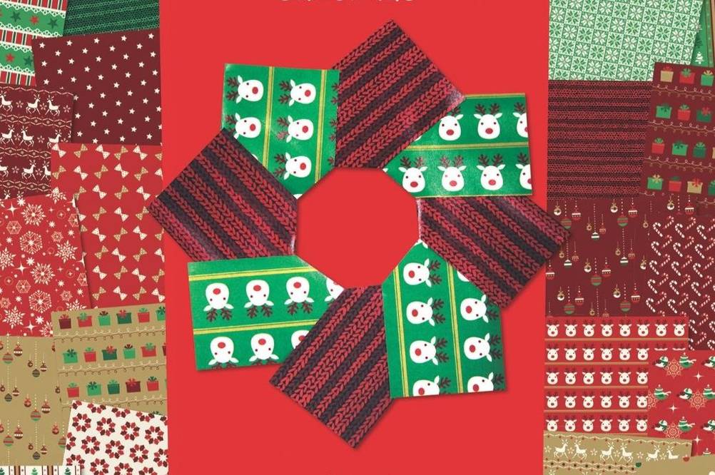 Origami-Papier Weihnachten