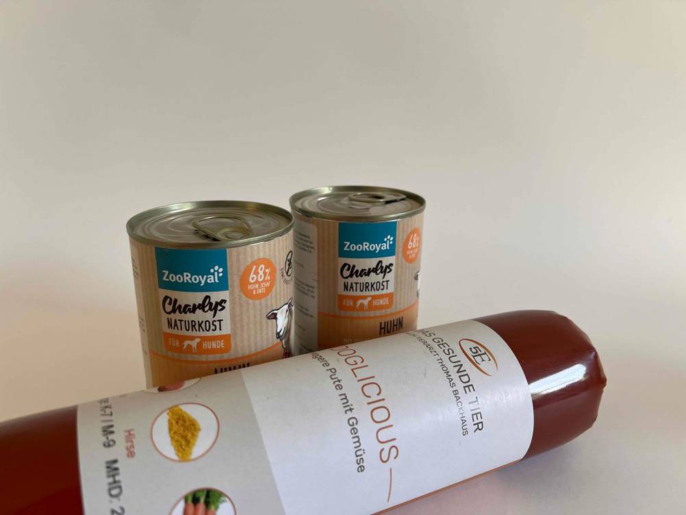 Zooroyal Charlys Naturkost Huhn und Pute mit Gemüse